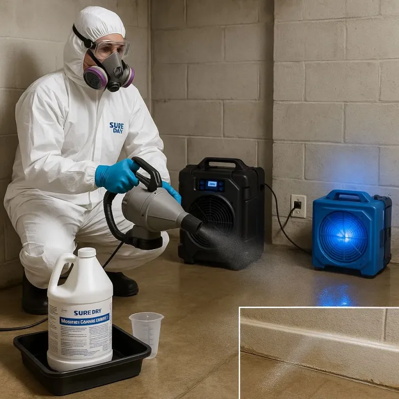 Sanitization and Odor Removal process in Afton, MN