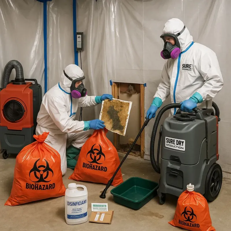 Contaminated Water Handling Protocols process in Afton, MN
